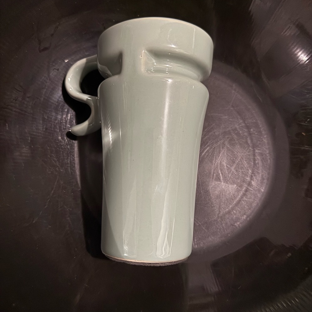 Sleek Mint Green Ceramic Mug